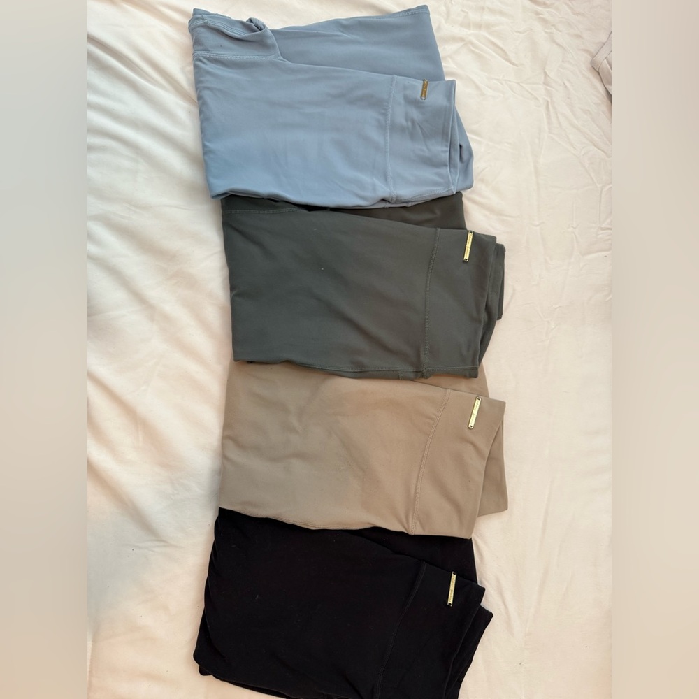Gymshark Whitney Simmons Collection Leggings - Blue, Green, Tan, Black